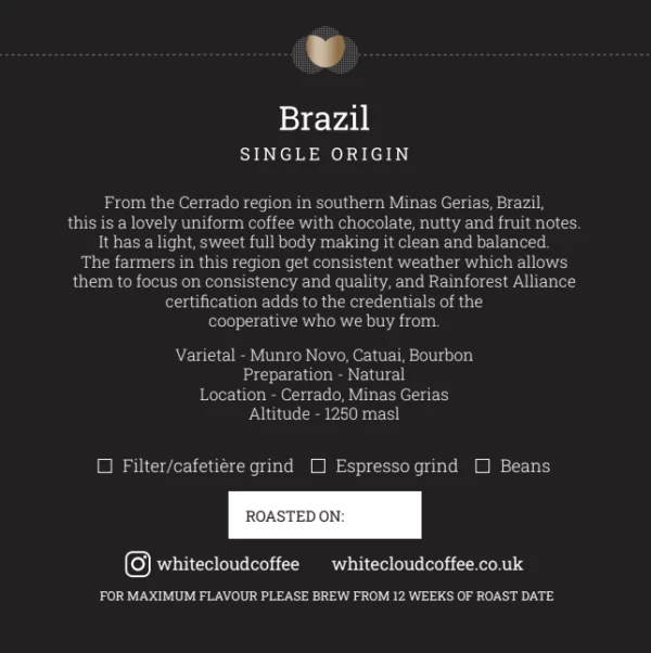 Single Origin Coffee from Brazil